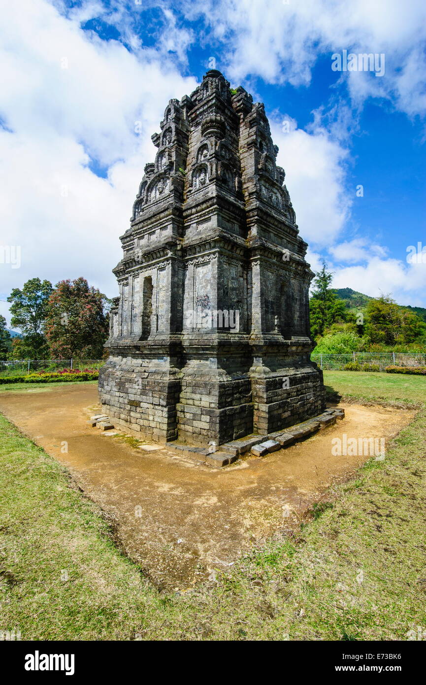 Complexe du temple hindou Dieng, Dieng Plateau, Java, Indonésie, Asie du Sud, Asie Banque D'Images