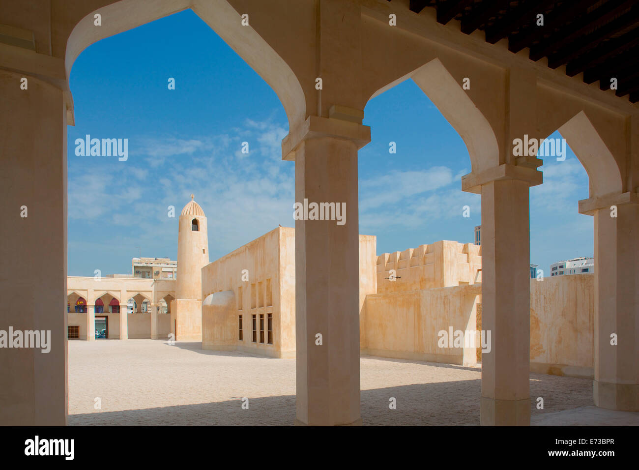 Le souk de Doha, Doha, Qatar, Moyen-Orient Banque D'Images