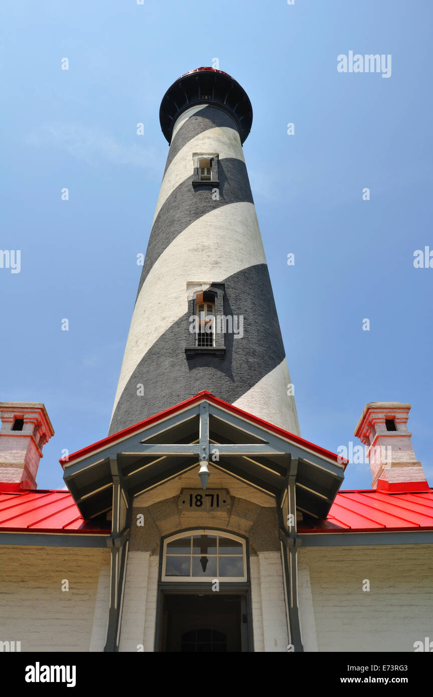 Phare, St Augustine, Floride, USA Banque D'Images