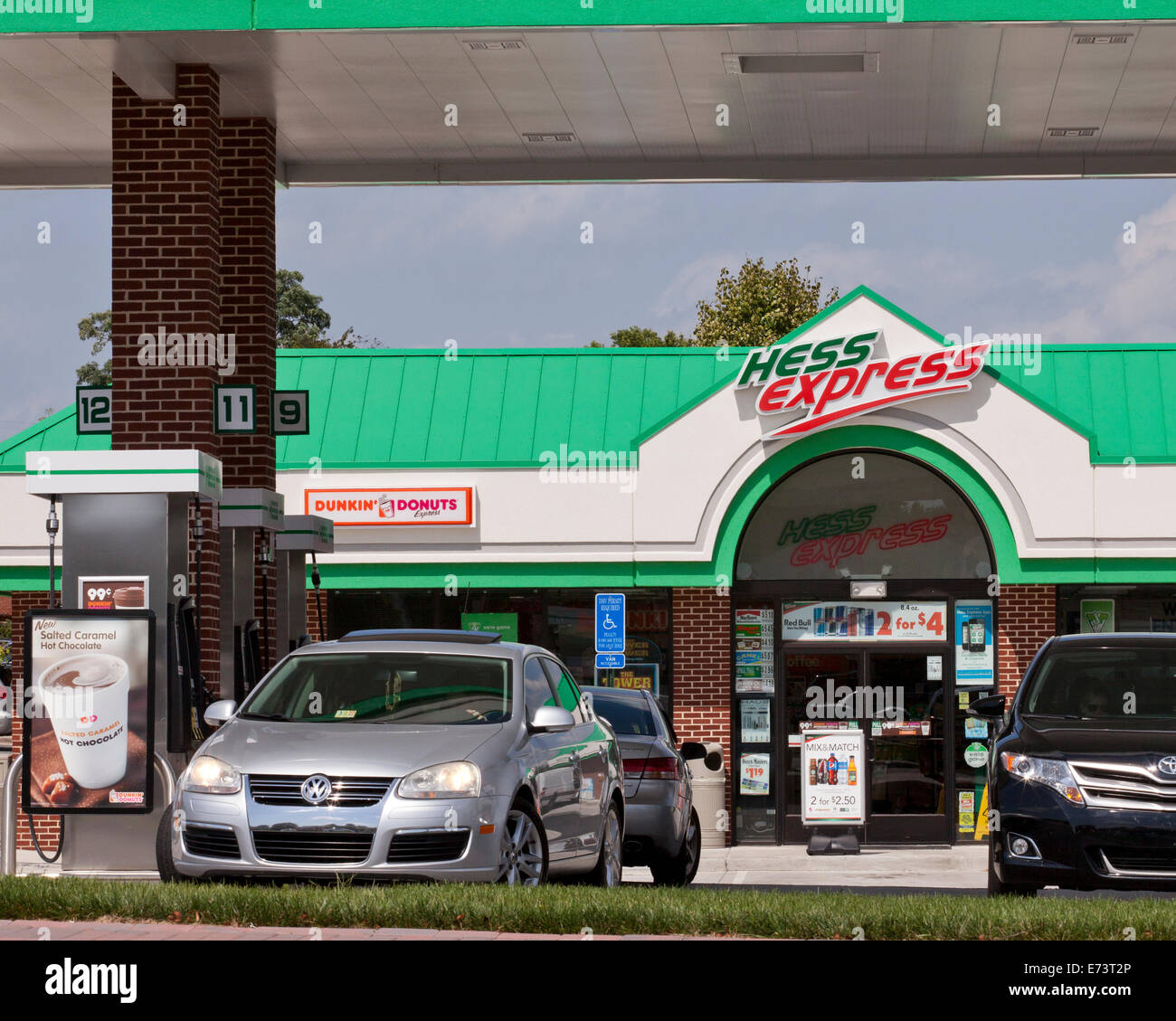 Hess gas station - Virginia USA Banque D'Images
