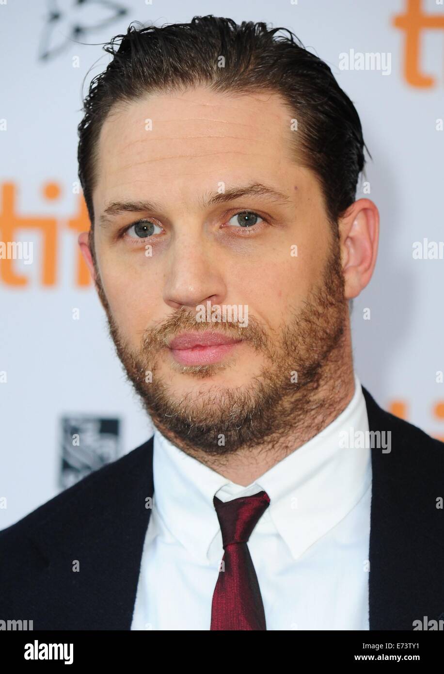 Toronto, ON. 12Th Mar, 2014. Tom Hardy à arrivés pour la premiere descente au Toronto International Film Festival 2014, Princess of Wales Theatre, Toronto, le 5 septembre 2014. Credit : Gregorio Binuya/Everett Collection/Alamy Live News Banque D'Images