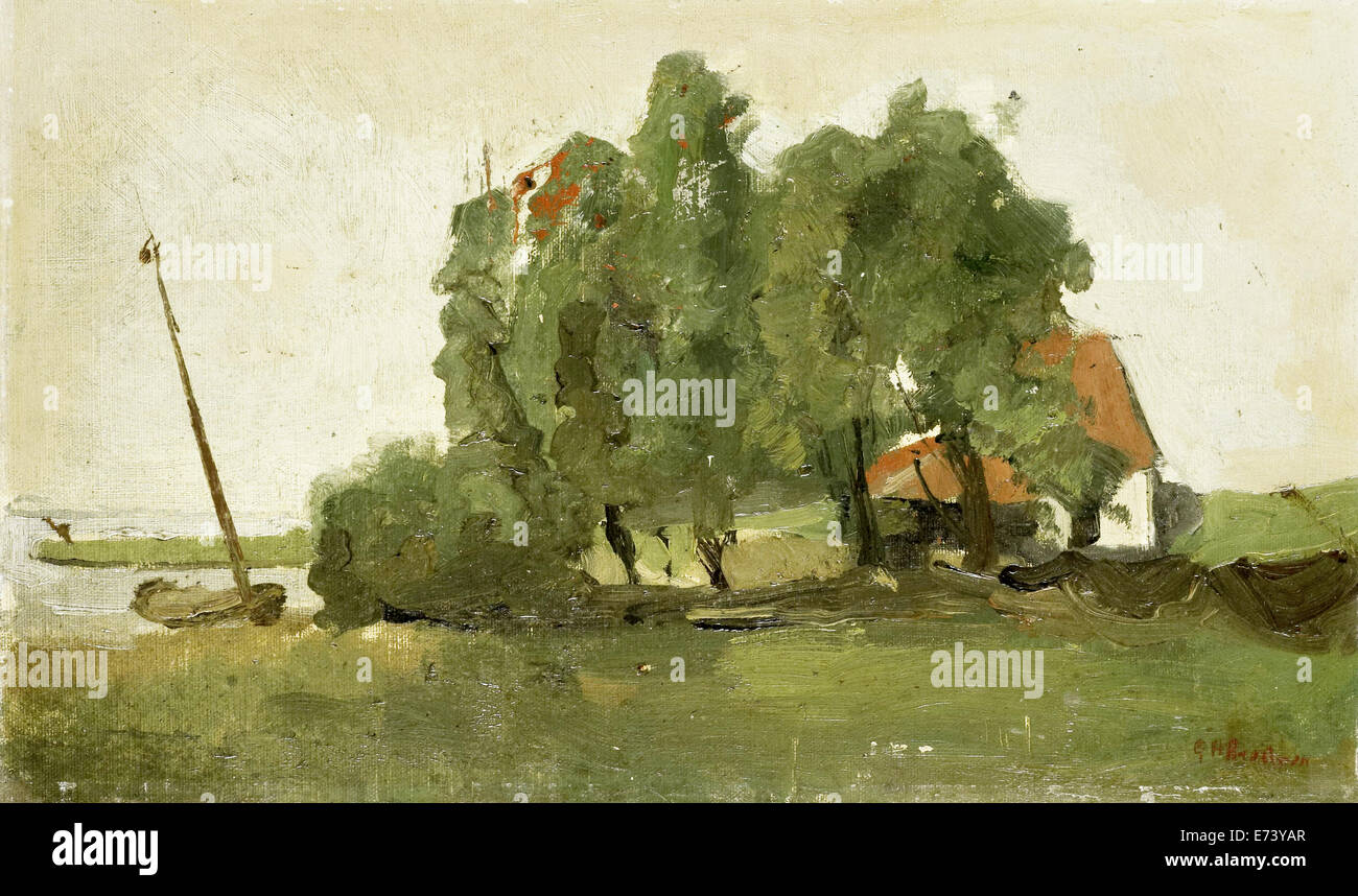 Les agriculteurs homestead - par George Hendrik Breitner, 1880 - 1923 Banque D'Images