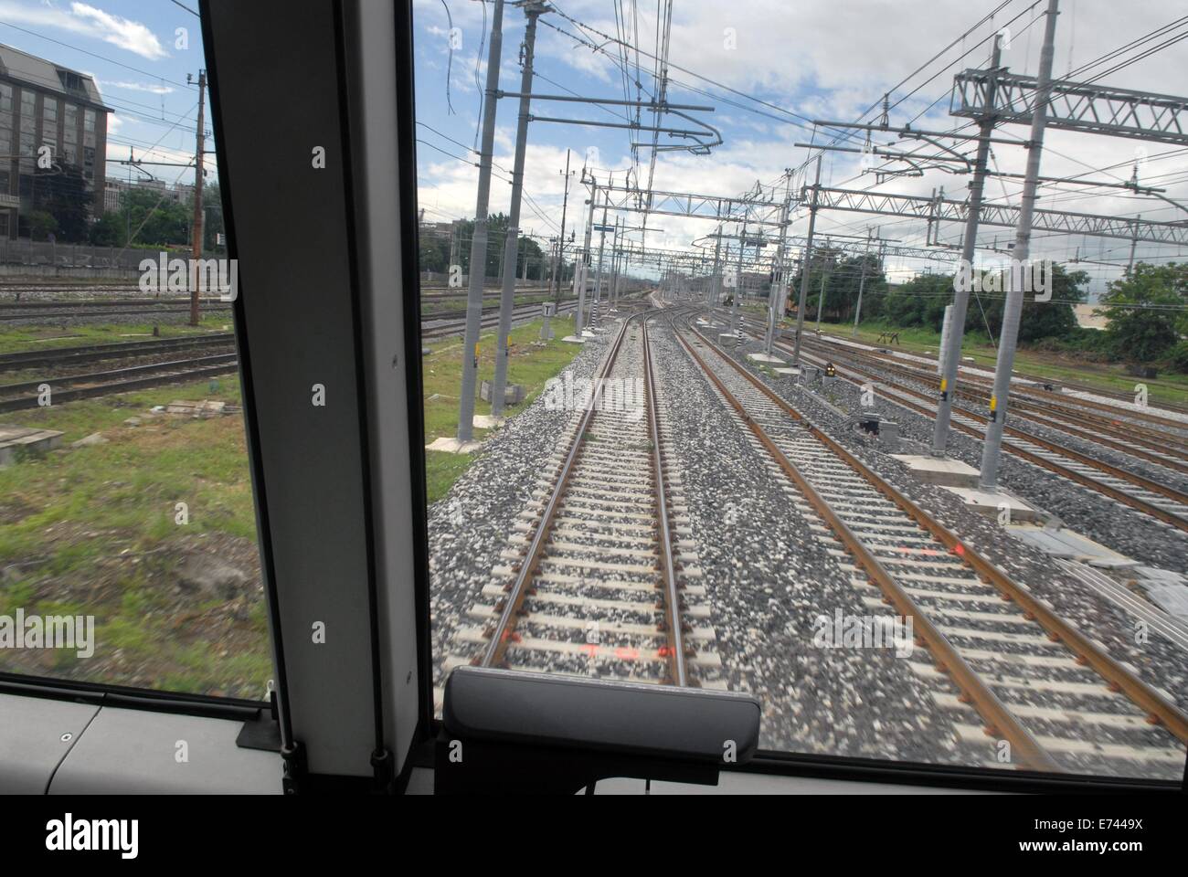 Milan (Italie), trains de banlieue, station Rogoredo Banque D'Images