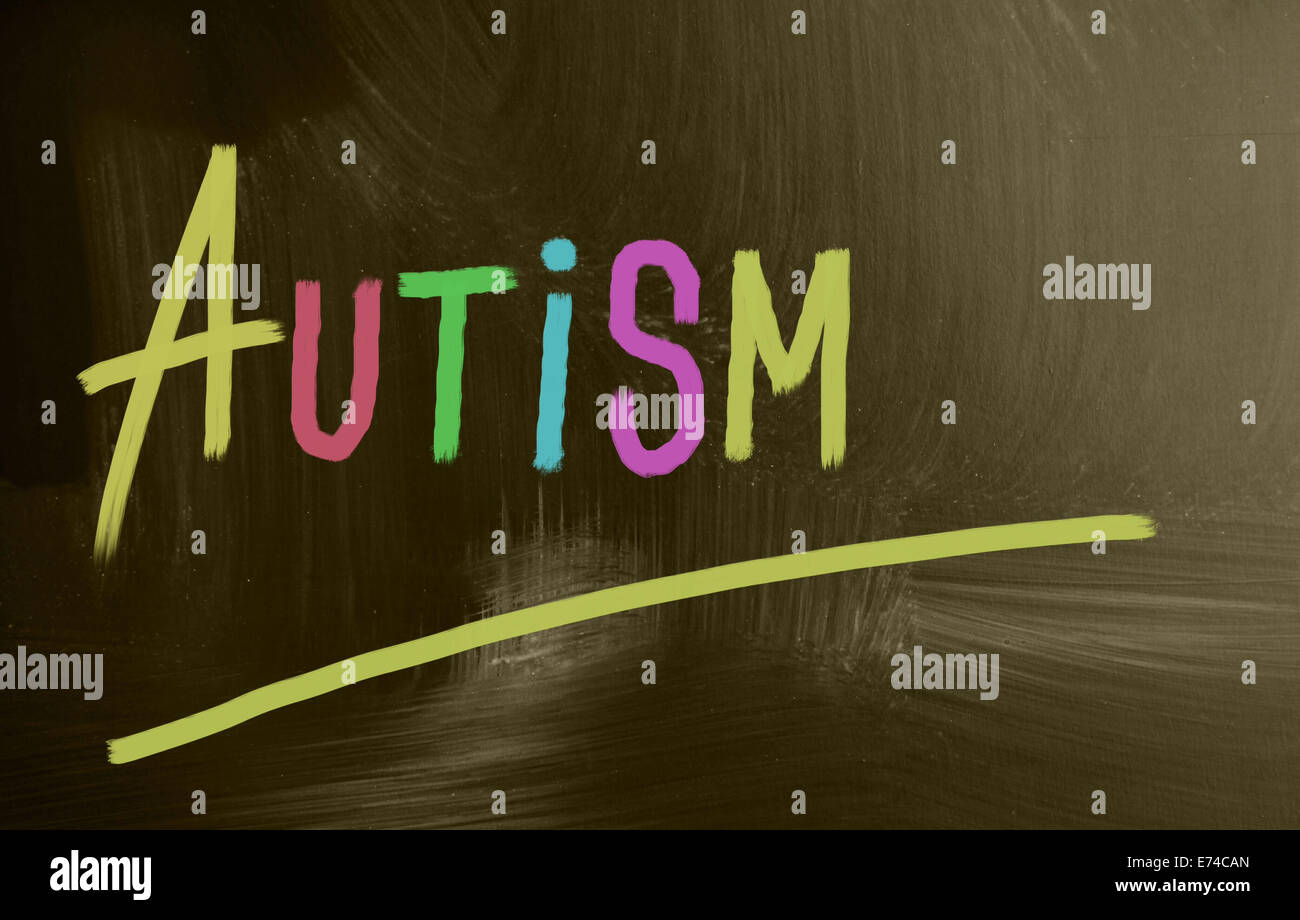 notion d’autisme Banque D'Images