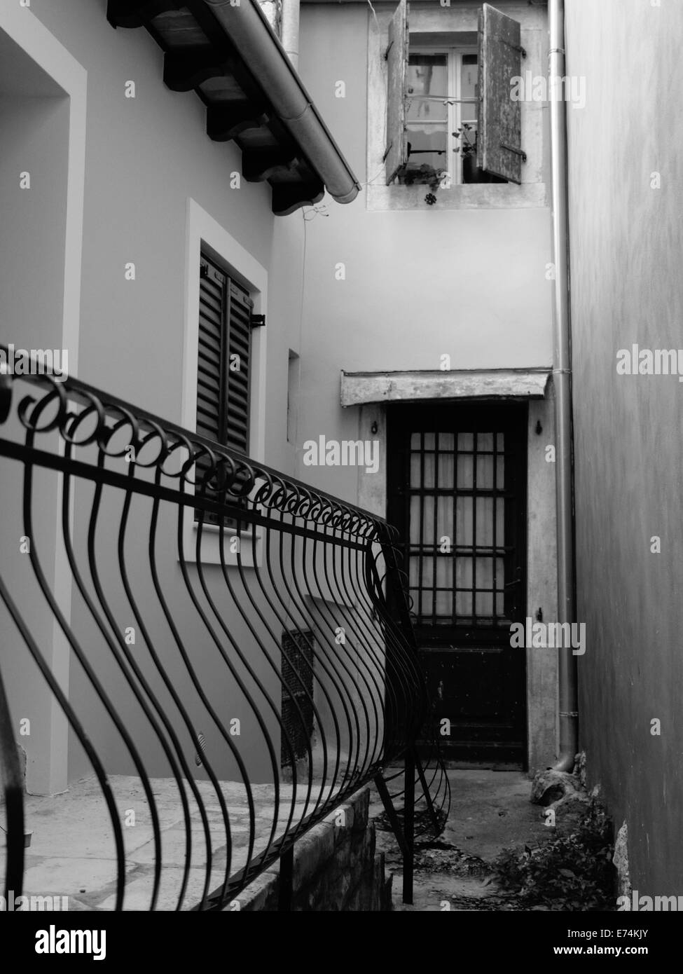 Chambre à Rovinj (Rovigno) C :, Istrie, Croatie. Banque D'Images