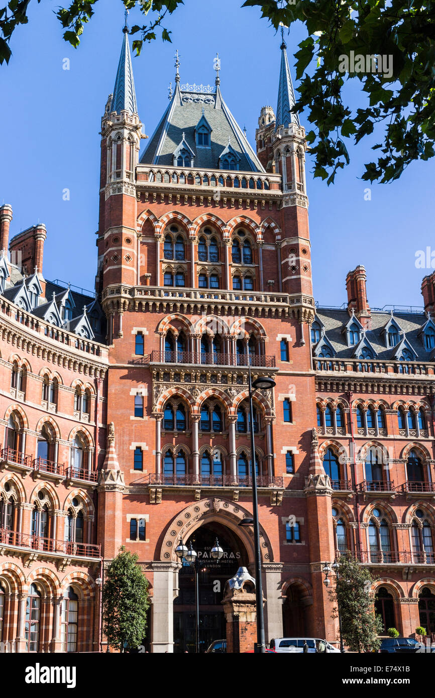 St.Pancras Renaissance hotel - Londres Banque D'Images