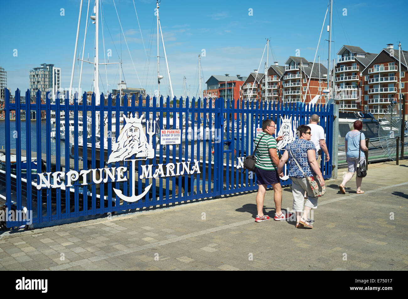 Neptune Marina Ipswich Suffolk UK Banque D'Images