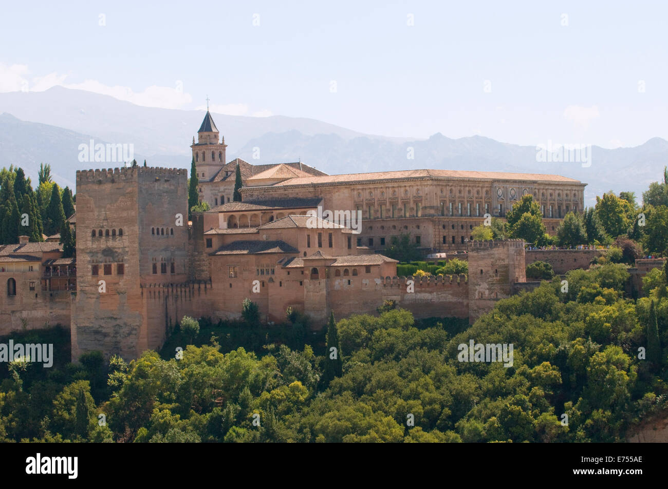 L'Alhambra, Grenade est une ville et la capitale de la province de Grenade, Espagne Banque D'Images