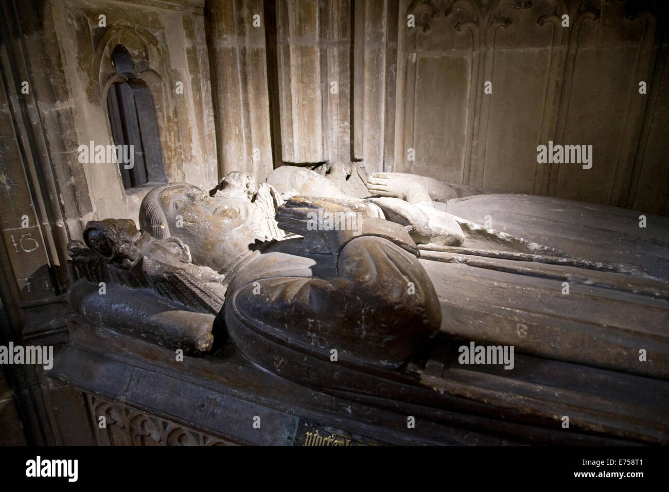 Philip Mède tombe Chapelle St Stephen-Côté Nord St Mary Redcliffe Church, Bristol, Angleterre, Royaume-Uni. Banque D'Images