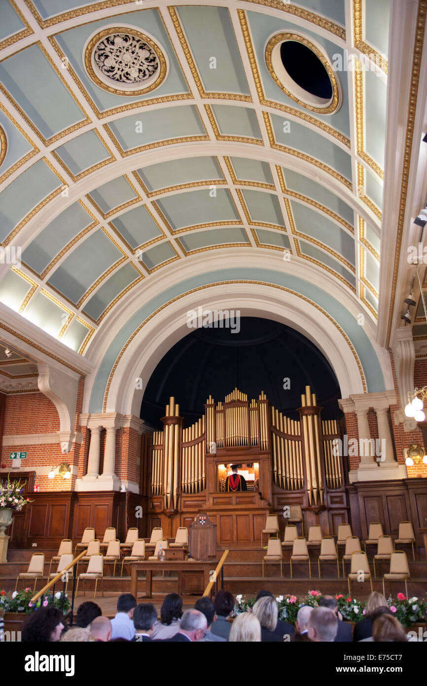 L'obtention du diplôme universitaire Lecture Hall Banque D'Images