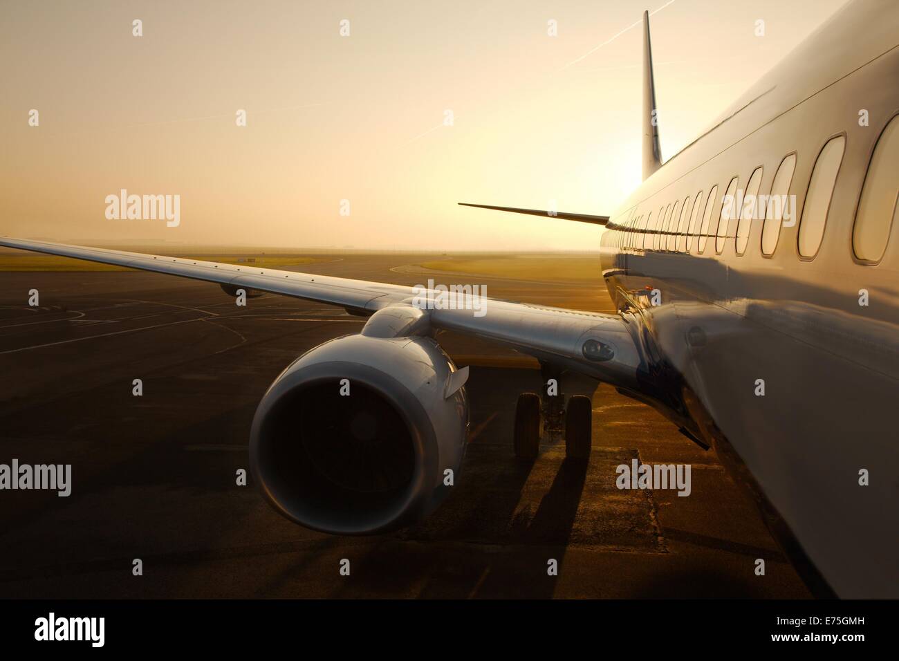 Avion de ligne Banque D'Images