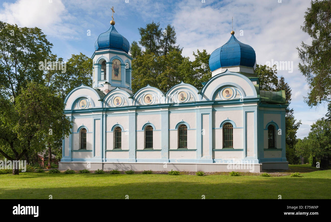 Église orthodoxe russe, Cēsis, District de Ventspils, Lettonie Banque D'Images