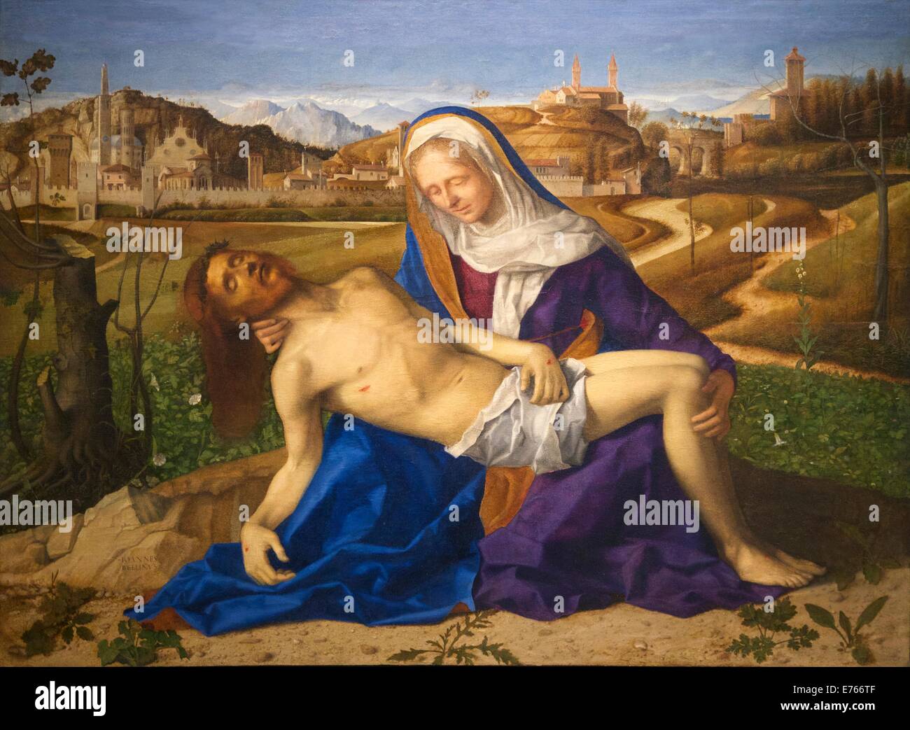 Pieta Martinengo, de Giovanni Bellini, vers 1505, Galleria dell'Accademia, Venise, Italie, Europe Banque D'Images