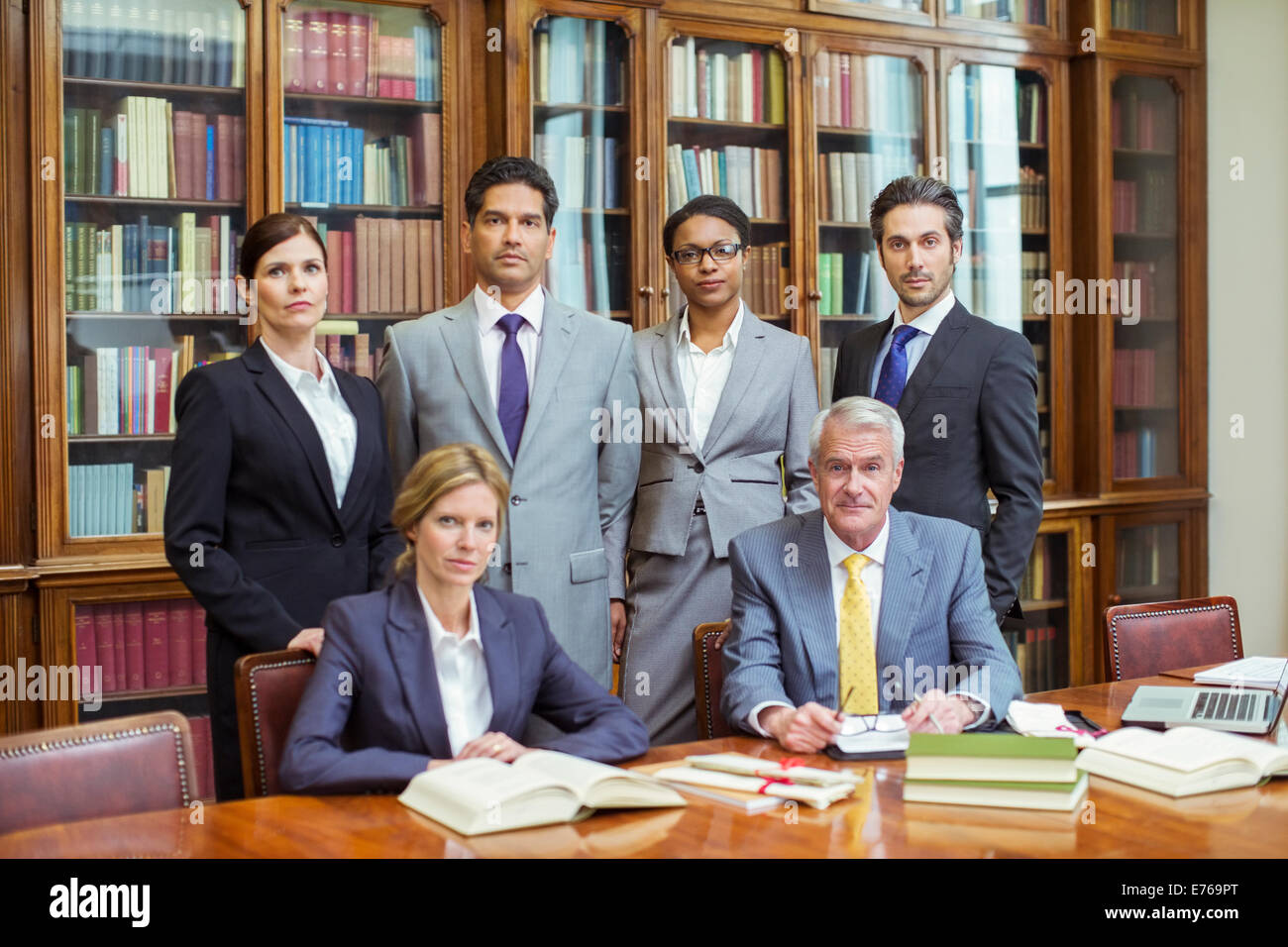Avocats dans chambers Banque D'Images