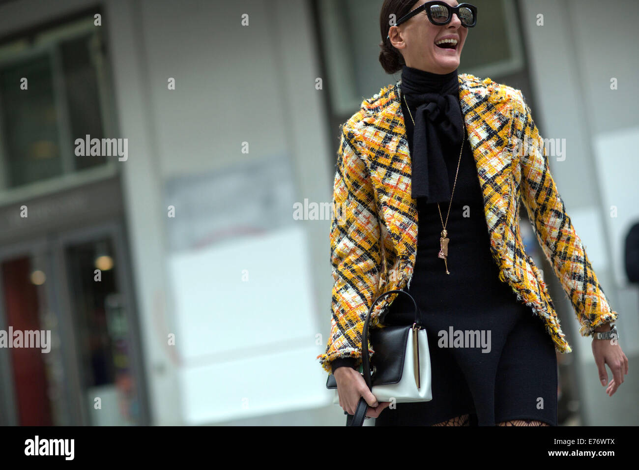 Womenswear Fashion Week de Paris Automne-hiver 2014-2015 - Celebrity Sightings comprend : Giovanna Battaglia Où : Paris, France Quand : 03 Mars 2014 Banque D'Images