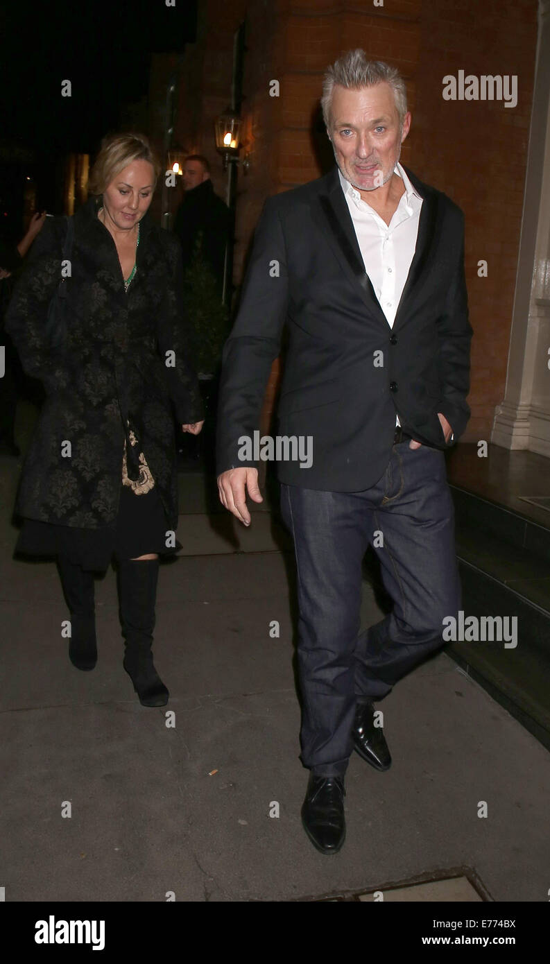 George Michael la lancement de l'album pour 'Symphonica' qui s'est tenue à la Galerie de Hamilton comprend : Shirlie Holliman,Martin Kemp Où : London, Royaume-Uni Quand : 04 Mars 2014 Banque D'Images