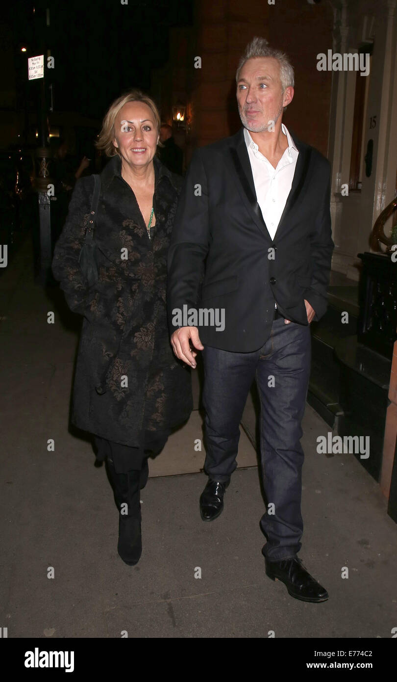 George Michael la lancement de l'album pour 'Symphonica' qui s'est tenue à la Galerie de Hamilton comprend : Shirlie Holliman,Martin Kemp Où : London, Royaume-Uni Quand : 04 Mars 2014 Banque D'Images