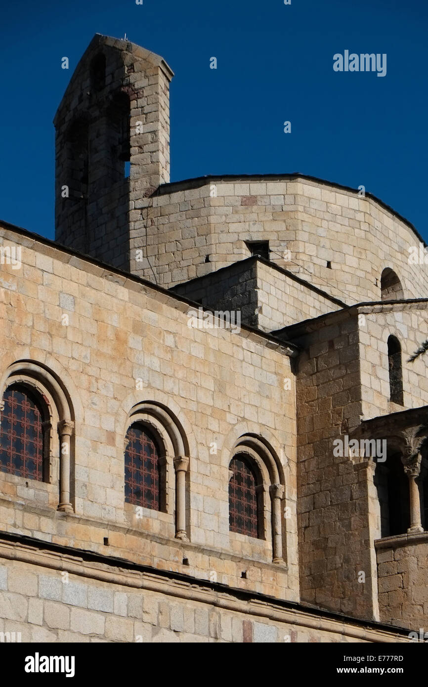 La Cathédrale de Santa Maria d'Urgell ou la Cathédrale d'Urgel dans la ville de la Seu d'Urgell, dans la province de Lleida, Catalogne, Espagne Banque D'Images
