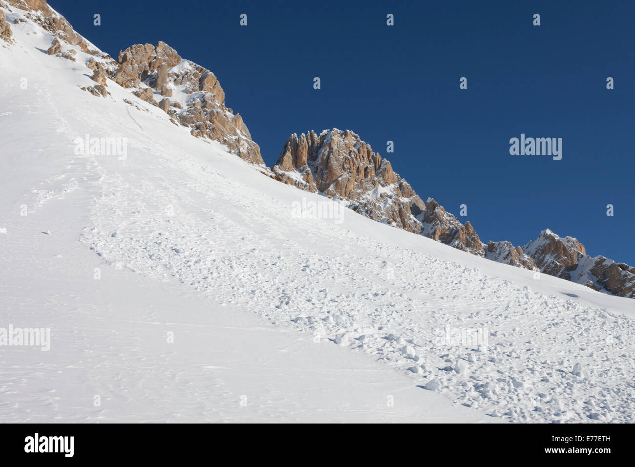 Cima Uomo dans les Dolomites en Italie Banque D'Images