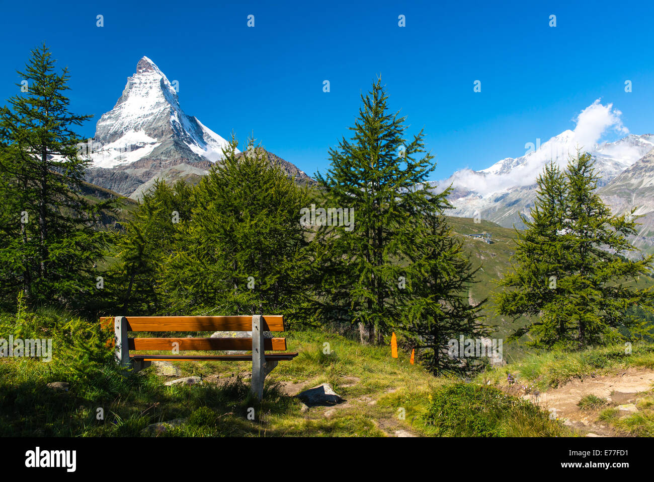 Pic Matterhorn, Zermatt, Suisse Banque D'Images