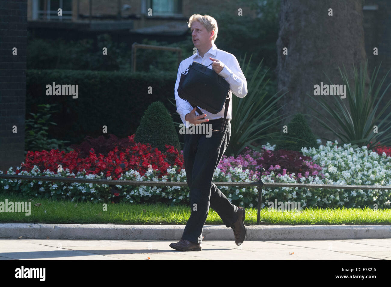 Westminster London, UK. 9e septembre 2014. Jo Johnson MP arrive à Downing Street pour la réunion hebdomadaire du cabinet Crédit : amer ghazzal/Alamy Live News Banque D'Images