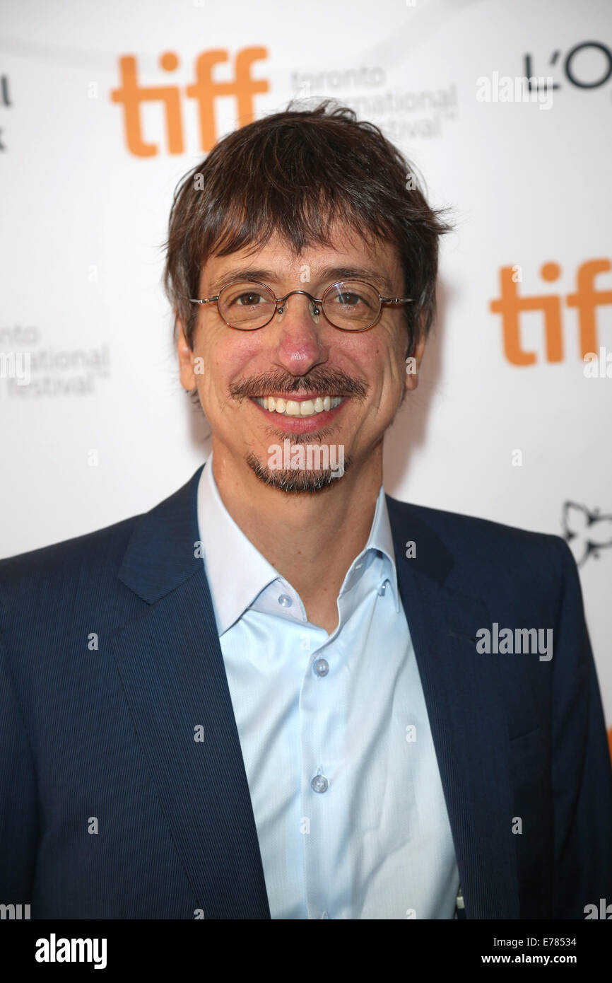 Toronto, Canada. 07Th Nov, 2014. Directeur canadien Philippe Falardeau assiste à la première de 'Le Bon mensonge" à la 39e Festival International du Film de Toronto (TIFF) à Toronto, Canada, 07 septembre 2014. Photo : Hubert Boesl - AUCUN SERVICE DE FIL-/dpa/Alamy Live News Banque D'Images