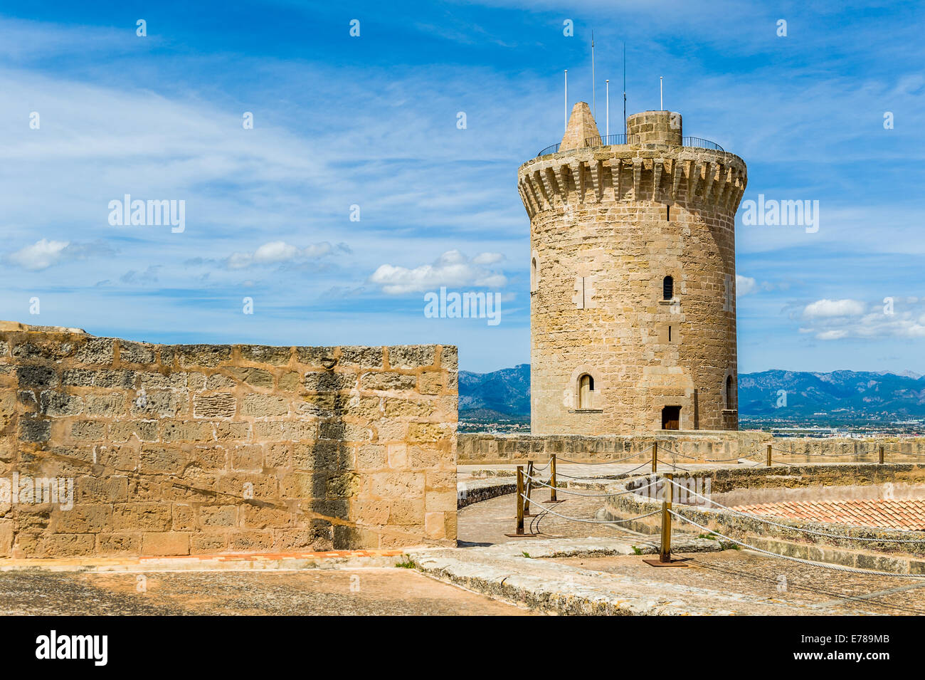 Château de Bellver Banque D'Images