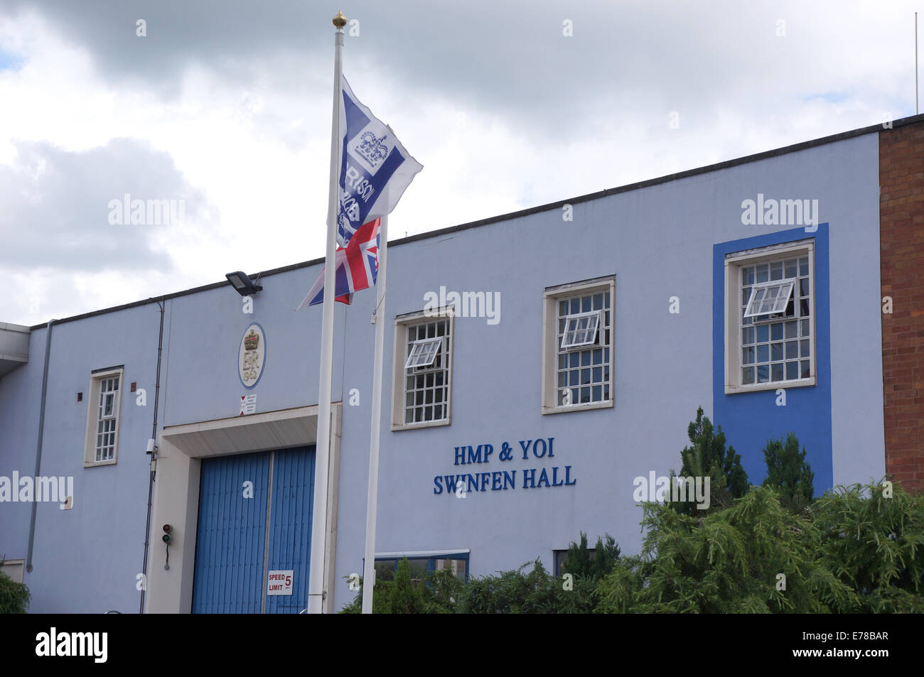 HMP & YOI Swinfen Hall prison rugby Banque D'Images