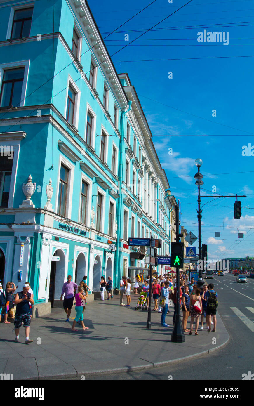 Nevsky Prospect, main street, Saint Petersburg, Russie, Europe Banque D'Images