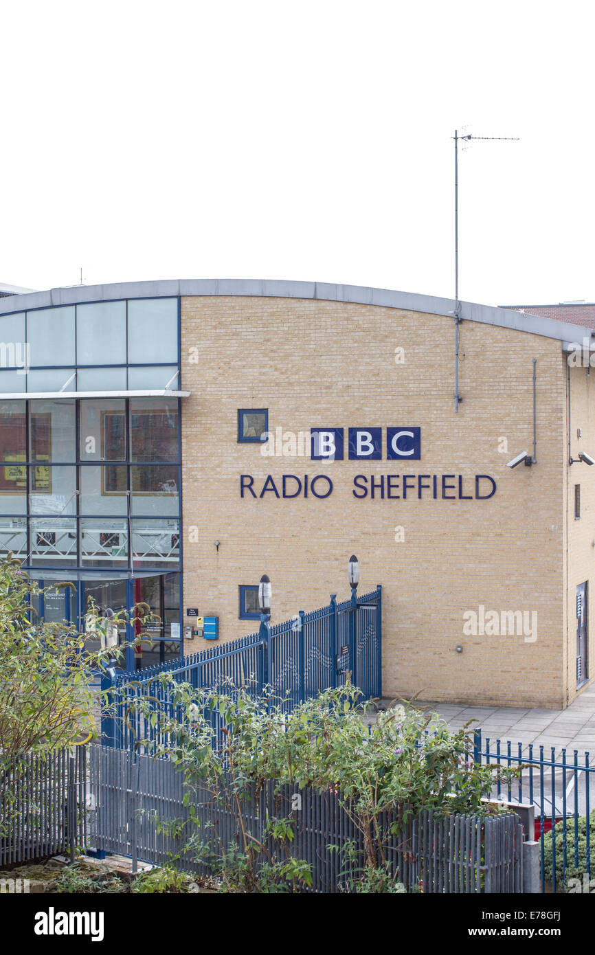 BBC Radio Sheffield du centre-ville de Sheffield, South Yorkshire, Angleterre, Royaume-Uni Banque D'Images