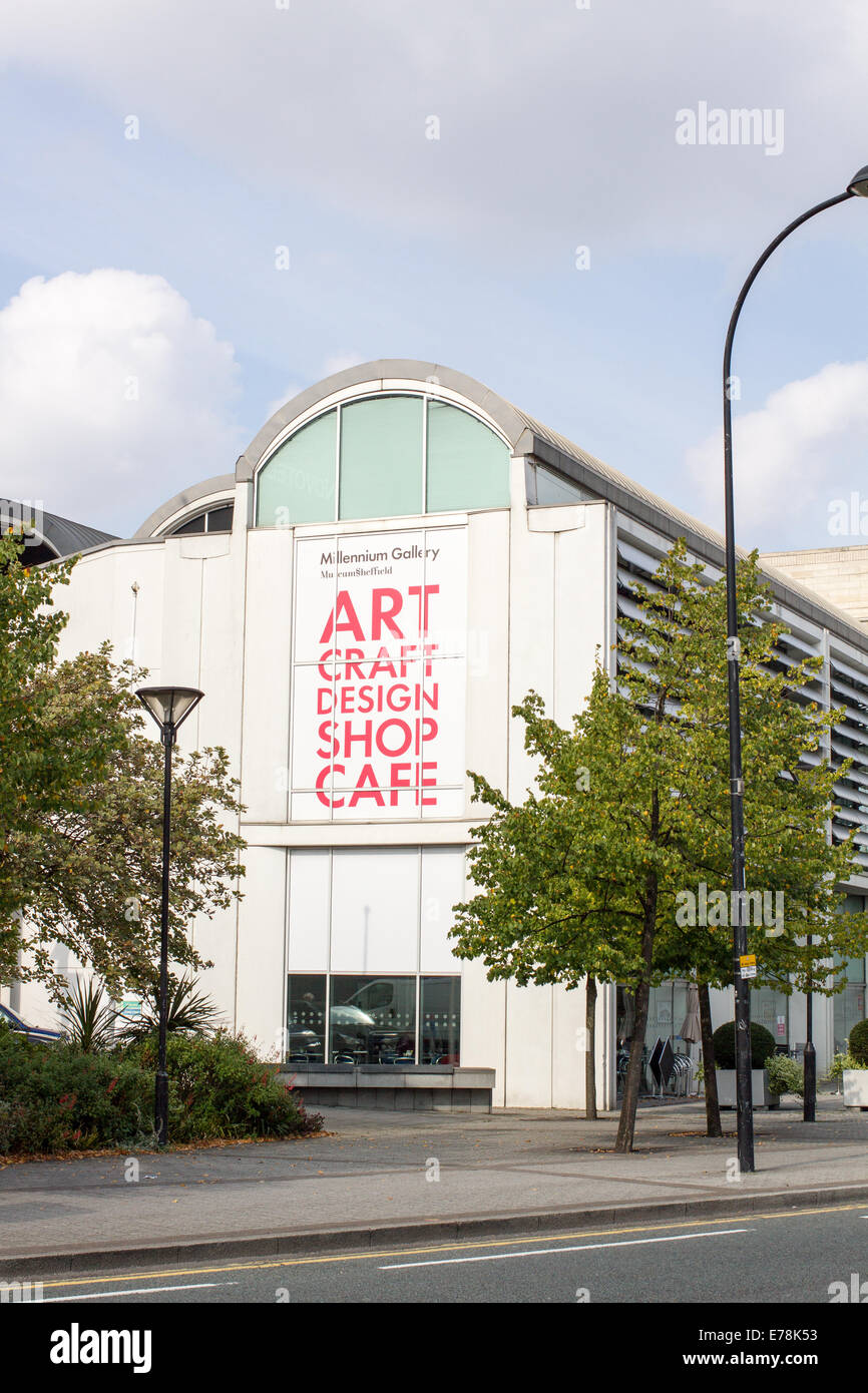 Galerie et Musée du millénaire à Sheffield South Yorkshire, UK Banque D'Images