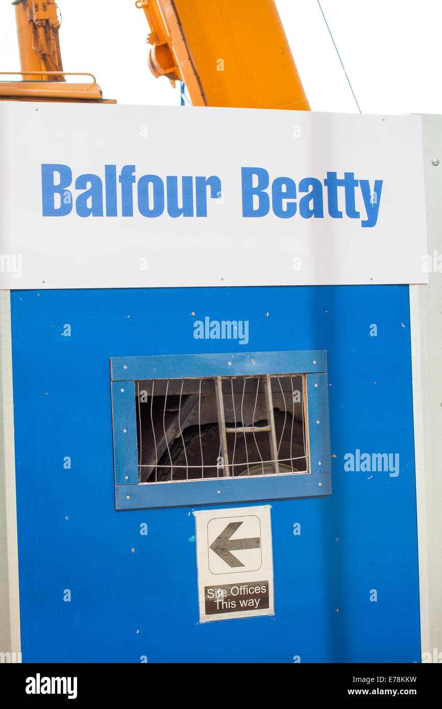 Site Balfour Beatty Banque D'Images