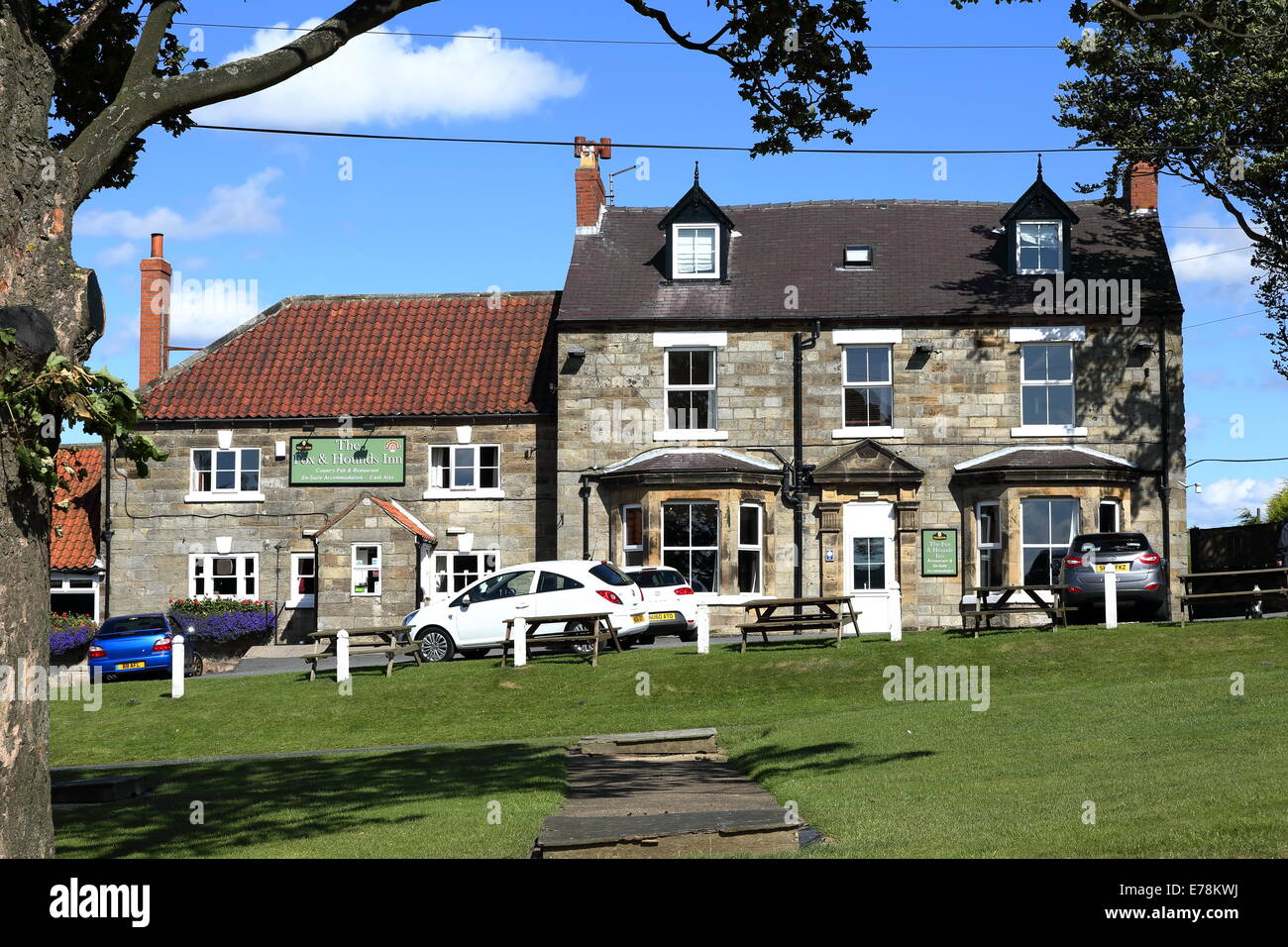 Fox and Hounds Ainthorpe Danby Banque D'Images