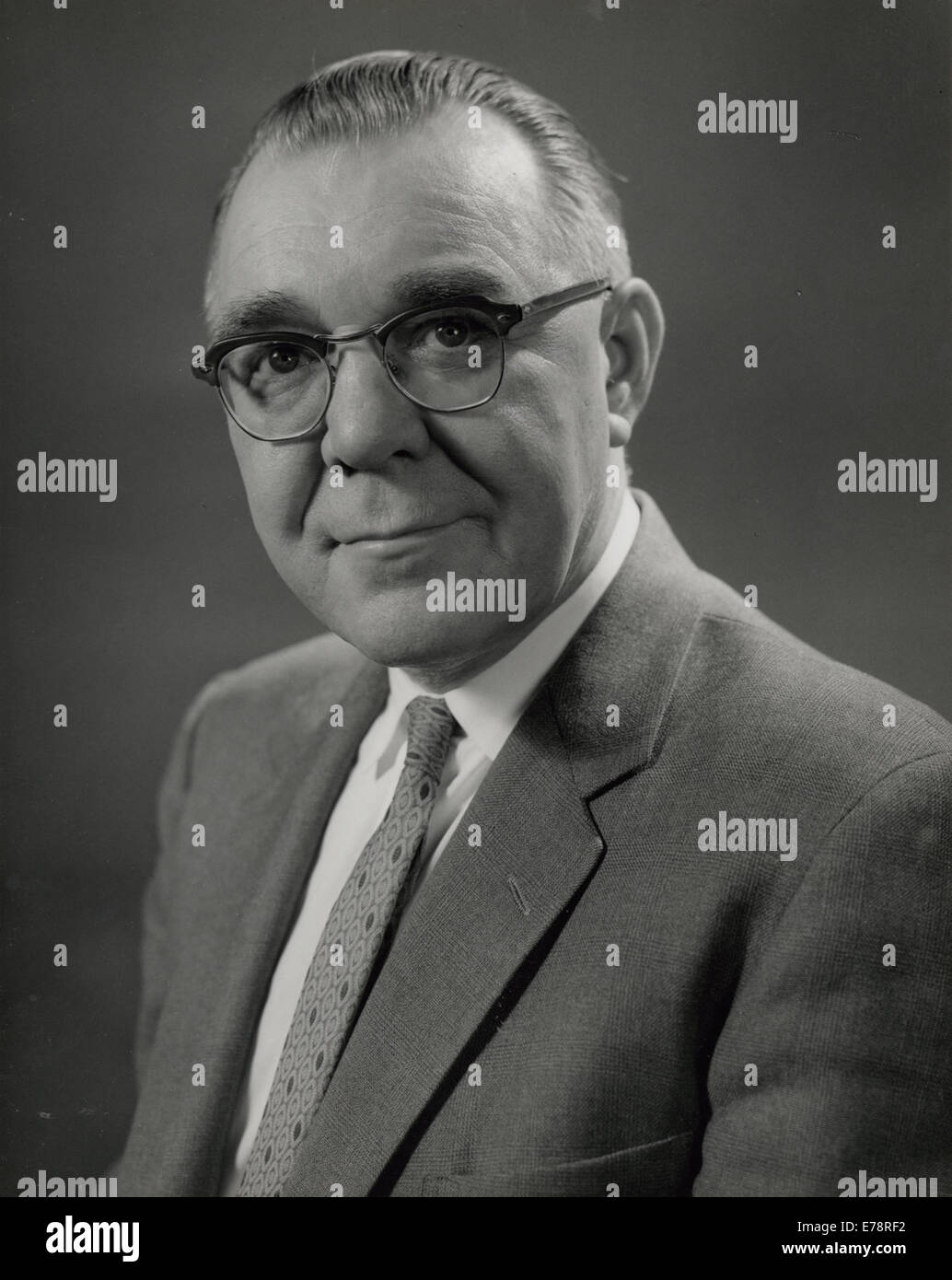 Portrait de Robert Bahmer, Quatrième archiviste des États-Unis, Banque D'Images