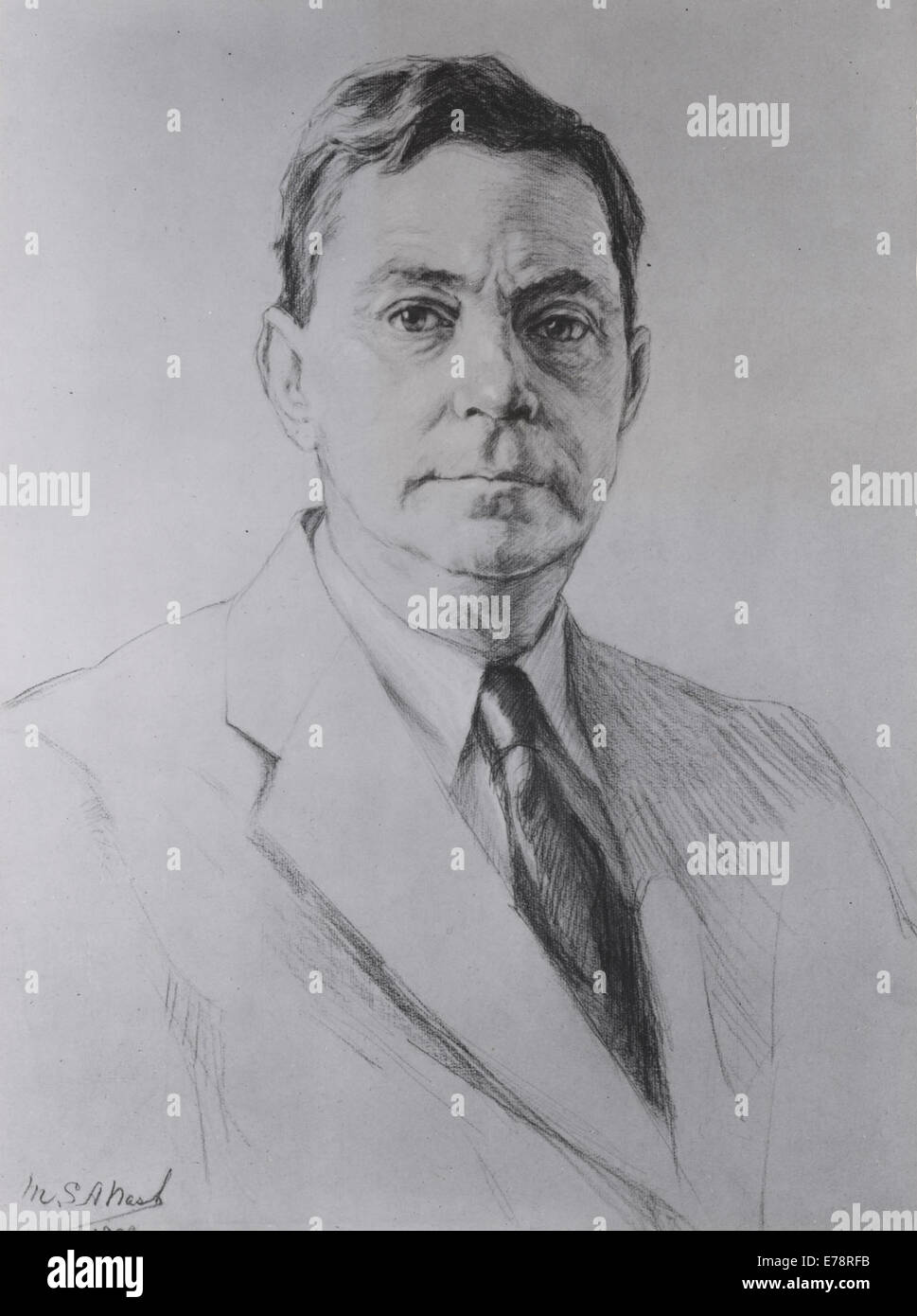 Le Dr Robert D W Connor, premier archiviste de l'Organisation des Banque D'Images