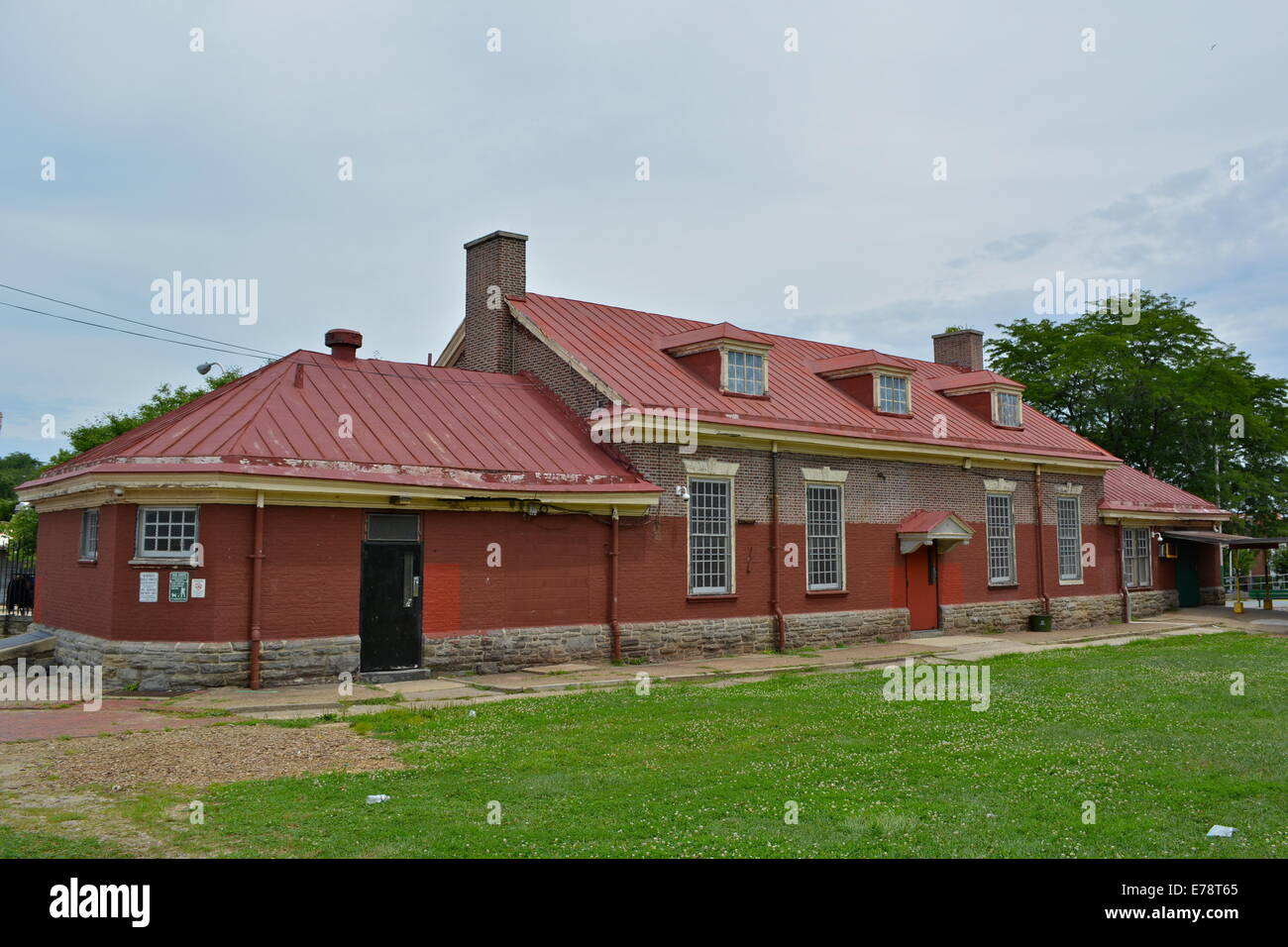 Centre de loisirs Happy Hollow énumérés sur la PNSR le 28 avril 2014 (# 14000184). Situé au 4740 Wayne Avenue, dans le quartier de Germantown nord-ouest de Philadelphie, Pennsylvanie. Banque D'Images