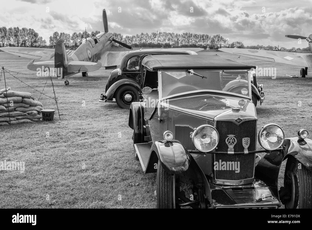 Spitfire au prêt Banque D'Images