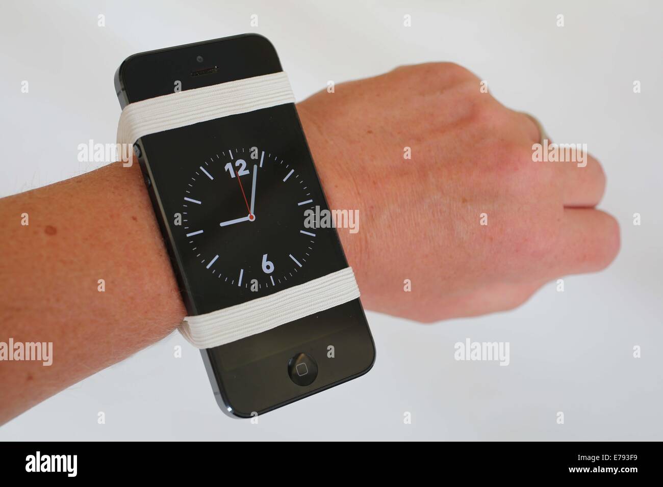 iWatch parodie Banque D'Images