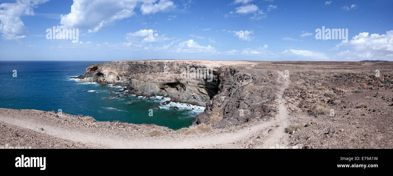 Fuerteventura - Caleta Negra dans le nord de Ajuy Banque D'Images