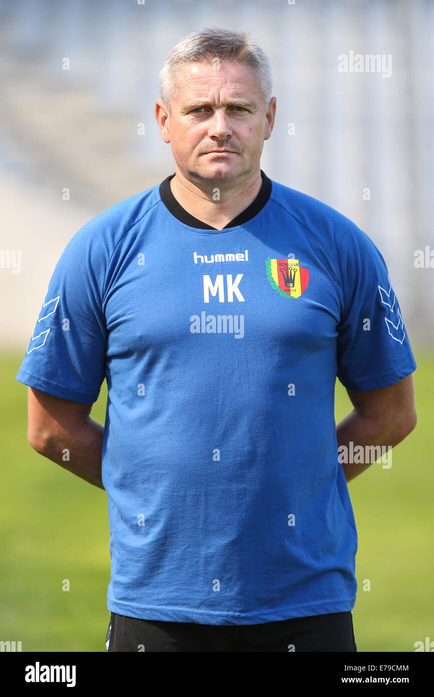 08.07.2014 zdjeciowa Korony Kielce Kielce Sesja na sézon 2014/2015 N/z Marek Konieczny fot. Patryk Ptak Banque D'Images