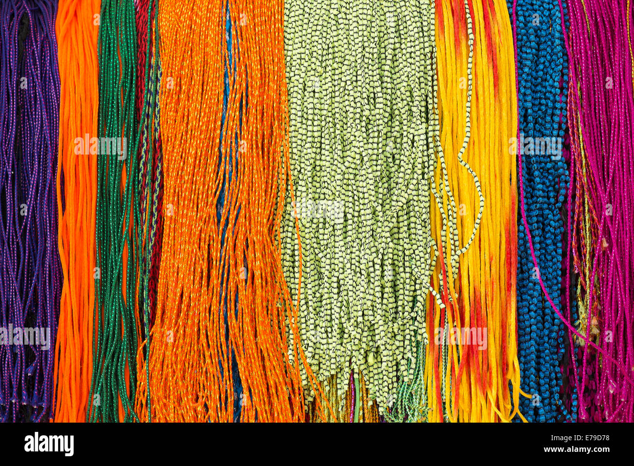 Rubans décoratifs colorés Banque D'Images