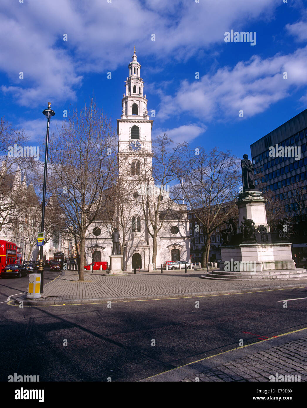 Église Saint Clement danois Strand London England UK Banque D'Images