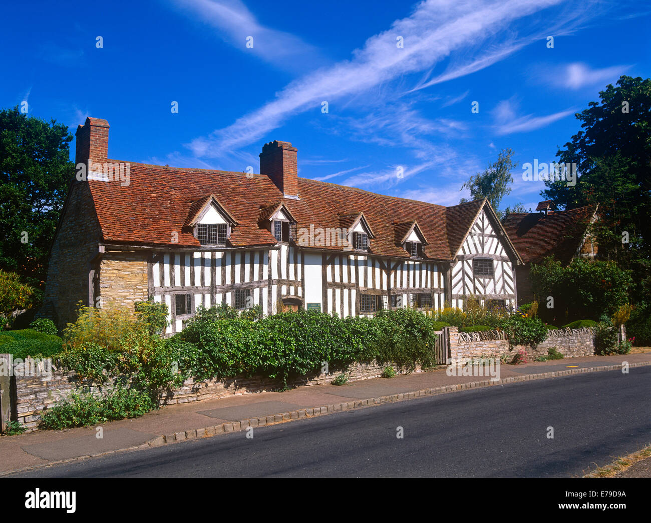 Maison de Mary Arden Warwickshire Abbot'S Salford Banque D'Images