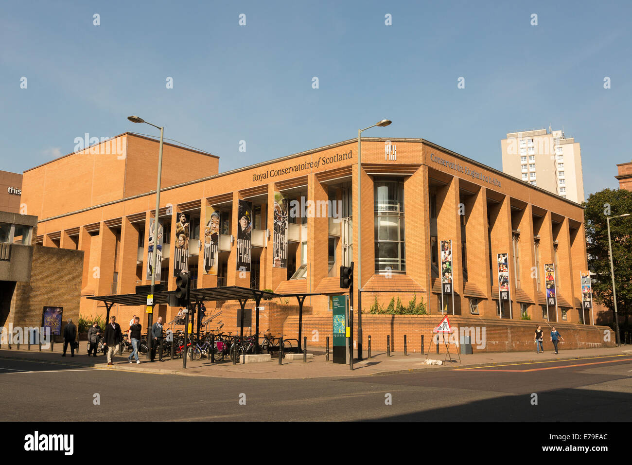 Conservatoire Royal d'Écosse anciennement le Royal Scottish Academy of Music and Drama) RSAMD (Glasgow, Écosse, Royaume-Uni Banque D'Images