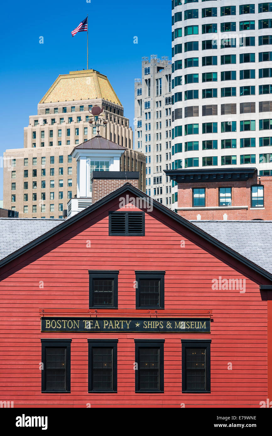 Tea Party Museum, Boston, Massachusetts - USA Banque D'Images