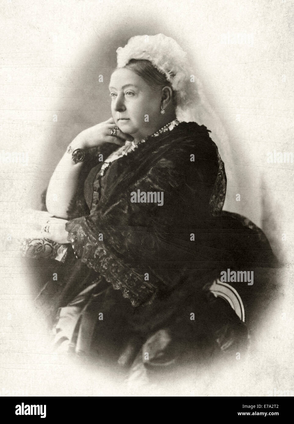 La reine Victoria (1818-1901), Portrait, vers 1880 Banque D'Images