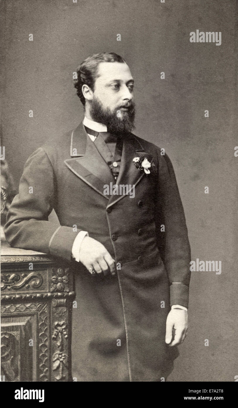 Albert Edward (1841-1910), futur Édouard VII roi d'Angleterre 1901-10,Portrait comme Prince de Galles, vers la fin des années 1860 Banque D'Images