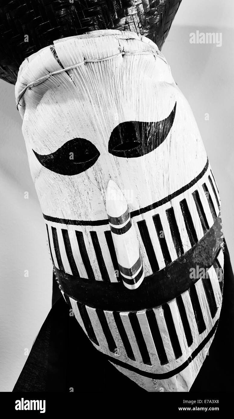 Le masque de l'utilisation de Ghost dans le traditionnel thaï. Banque D'Images