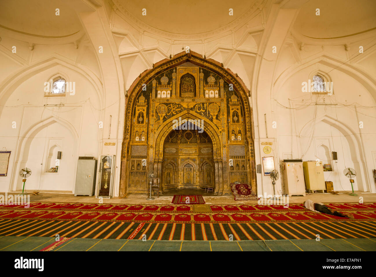 Le mihrab de la Jama Masjid, Mestia, Karnataka, Inde Banque D'Images