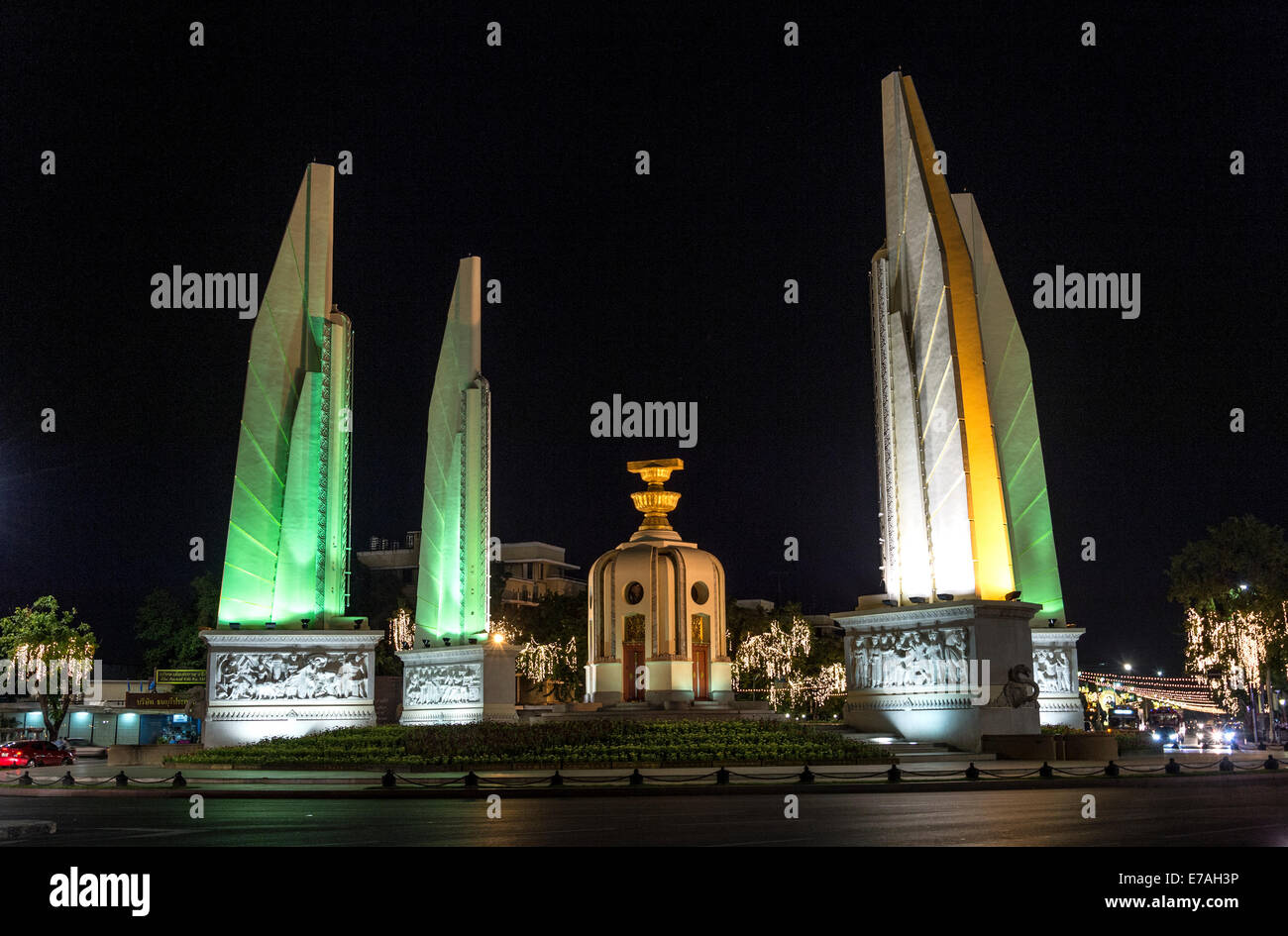 Le Monument de la démocratie à Bangkok, Thaïlande Banque D'Images